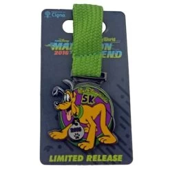 Disney Marathon Pin - WDW Pluto 5K Medal - 2016
