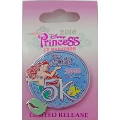 Disney Marathon Pin - 2016 Disney Princess 5K