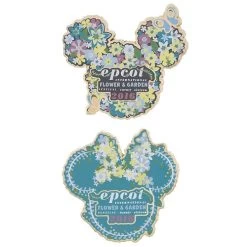 Disney Flower & Garden Festival Pin Set - 2016 Mickey & Minnie Icons