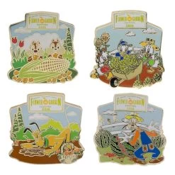 Disney 4 Pin Set - 2016 Flower & Garden Festival - Pluto Goofy