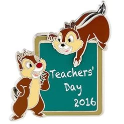 Disney Teacher's Day Pin - 2016 National Teacher Day - Chip N Dale