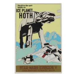 Disney Star Wars Pin - Ice Planet Hoth Poster