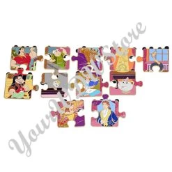 Disney Character Connection Pin - Beauty And The Beast Puzzle - Choice