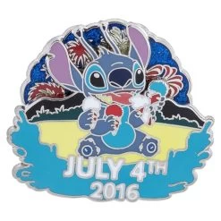 Disney Independence Day Pin - 2016 Stitch - July 4th 2016