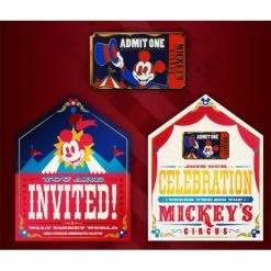 Disney Mickey's Circus Pin - Passholder Invitation And Pin
