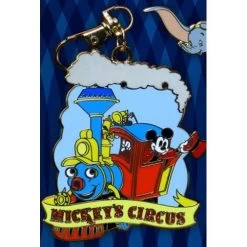 Disney Mickey's Circus Medal And Pin - Passholder Casey Jr. And Dumbo