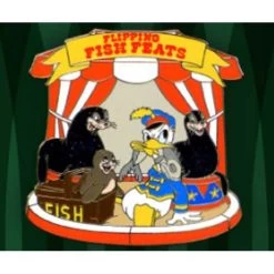 Disney Mickey's Circus Pin - Act 5 Donald And Seals