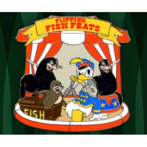 Disney Mickey's Circus Pin - Act 5 Donald And Seals