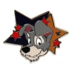 Disney Hidden Mickey Pin - 2012 Star Characters - Tramp