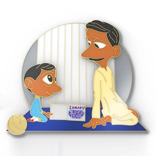 Disney Pixar Party Pin - Pixar Shorts - Sanjay's Super Team