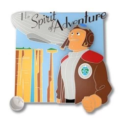 Disney Pixar Party Pin - Pixar Villains - Charles Muntz From Up