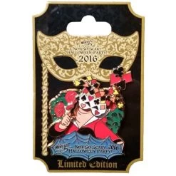 Disney Pin - 2016 Mickey's Halloween Party Queen Of Hearts