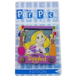 Disney Park Pack Pin - April 2016 - Tangled - Purple W/ Yellow Pascal