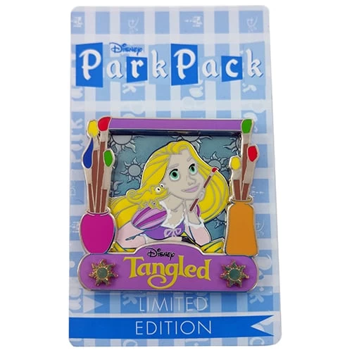 Disney Park Pack Pin - April 2016 - Tangled - Purple W/ Yellow Pascal