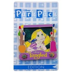Disney Park Pack Pin - April 2016 - Tangled - Purple W/ Blue Pascal