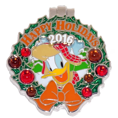 Disney Resort Holidays Pin 2016 - Wilderness Lodge Donald Duck