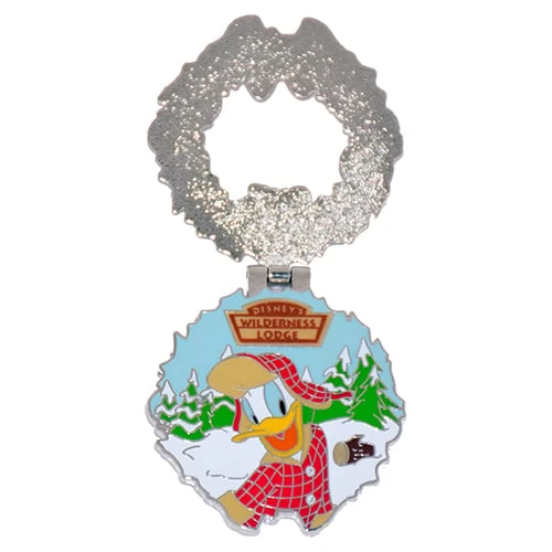 Disney Resort Holidays Pin 2016 - Wilderness Lodge Donald Duck - Image 2