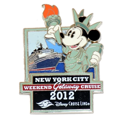Disney Cruise Line Pin - New York - Weekend Getaway 2012