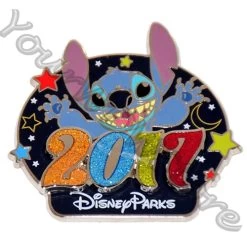 Disney Annual Pin - 2017 Logo - Stitch