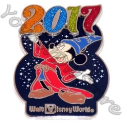 Disney Annual Pin - 2017 Logo - Mickey Mouse
