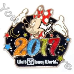 Disney Annual Pin - 2017 Logo - Minnie Mouse