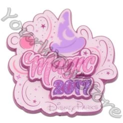 Disney Annual Pin - 2017 Logo - Magic
