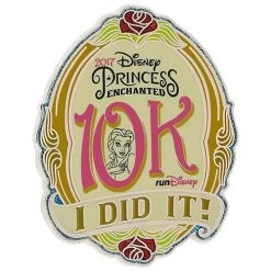 Disney Marathon Pin - 2017 Enchanted Princess 10K
