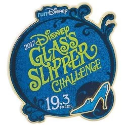 Disney Marathon Pin - 2017 Princess Glass Slipper Challenge Logo