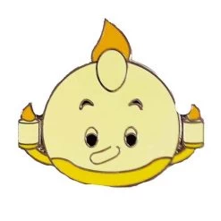 Disney Mystery Pins - Beauty And The Beast - Tsum Tsum - Lumiere