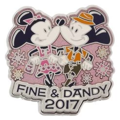 Disney Dapper Day Pin - 2017 Fine & Dandy - Mickey & Minnie