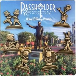 Disney Passholder Pin Set - Commemorative Pin Collection