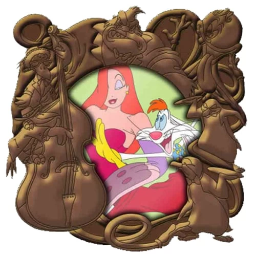 Disney Love Is An Adventure Pin - Who Framed Roger Rabbit - Jumbo