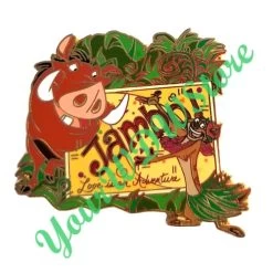 Disney Love Is An Adventure Pin - Welcome Pin - Timone And Pumbaa