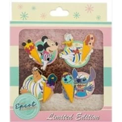 Disney Food & Wine Festival Box Pin Set - Ice Cream