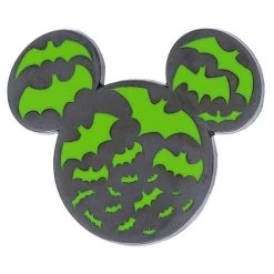 Disney Halloween Pin - Mickey Icon With Bats