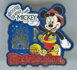 Disney Around Our World With Mickey Pin - Magic Kingdom