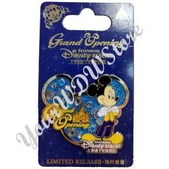 Disney Shanghai Pin - Grand Opening MICKEY MOUSE On Icon Background