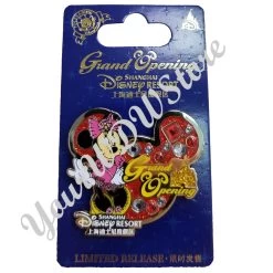 Disney Shanghai Pin - Grand Opening MINNIE MOUSE On Icon Background