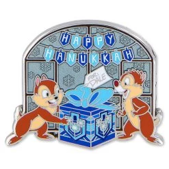 Disney Holiday Pin - Happy Hanukkah - Chip N Dale