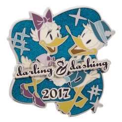 Disney Dapper Pin - Darling And Dashing - Daisy And Donald Duck