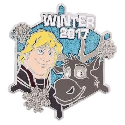 Disney Winter Pin - Winter 2017 - Kristoff And Sven