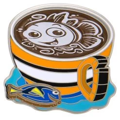 Disney Latte With Character Pin - #04 Nemo