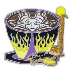 Disney Latte With Character Pin - #07 Maleficent