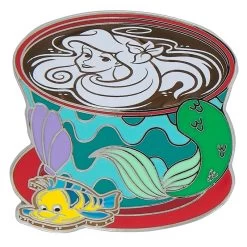 Disney Latte With Character Pin - #11 Ariel