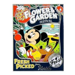 Disney Flower And Garden Festival Pin - 2018 Mickey Logo