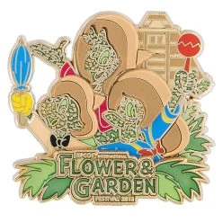 Disney Flower And Garden Festival Pin - 2018 Three Caballeros Topiary