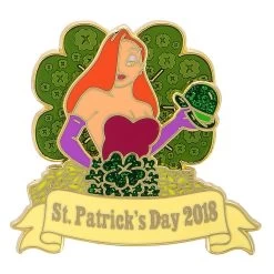 Disney St. Patrick's Day Pin - 2018 Jessica Rabbit