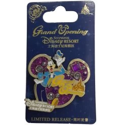 Disney Shanghai Pin - Grand Opening GOOFY On Icon Background