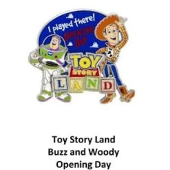 Disney Toy Story Land Pin - Opening Day 2018 - Woody And Buzz