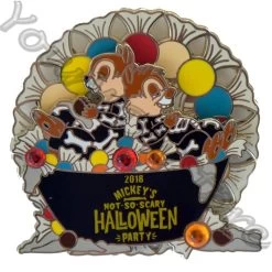 Disney Pin - Mickey's Not So Scary Halloween Party - 2018 Chip N Dale